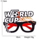 thumbnail image 1 of Gafas de fútbol JanHm para la Copa del Mundo de Qatar 2022 suministros para fiestas, 1 of 4