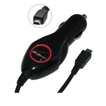 Xv6175 Rubber - Car Charger Travel Vehicle DC Socket Power Adapter Compatible With Garmin-ASUS Garminfone - HTC Touch Pro Fuze 2, Diamond, Tilt 2, Snap S511, SMT5800, Shadow 2 2009, Pure, Ozone XV6175