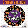 thumbnail image 4 of PMU Halloween Trick or Treat Candy 18 Inch Mylar-Foil Balloon Pkg/1, 4 of 7