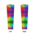 thumbnail image 5 of Rainbow Colored Arm Sleeves For Men Women Compression Sports Sun Protection Tattoo Cover Up, 5 of 7