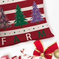thumbnail image 4 of Vintage Red Christmas Throw Pillow Covers Farm Trees Deer Blessing Decorations Pillow Cases Set of 4 18x18 Inch Linen Holiday Rustic Xmas Pillow Cover for Sofa Couch Winter Decor (CHR-02 Set), 4 of 6