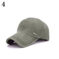 thumbnail image 2 of Yesbay Men Women Adjustable Plain Baseball Cap Trucker Cap Sport Snapback Hip-hop Hat,Green, 2 of 7