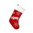 thumbnail image 1 of Wosthever Navidad Goodie Bag Hanger Calcetines Embalaje Colgante Letras en inglés Contenedor de almacenamiento Medias Hotel Party Bar FELIZ, 1 of 6