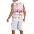 thumbnail image 2 of Sikiie Flamingo Basketball Jersey Reversible Men's Mesh Athletic Sports Shirts Training Practice S-4XLXX-Large, 2 of 6