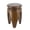 Brown_c, variant on GZXS Rustic Round Side Table, Brown Wooden Hourglass End Table with Organic Tree Root Base Design, Vintage Accent Table for Living Room, Bedroom or Patio, 11.8" Dia x 18.9"H