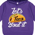 thumbnail image 3 of Inktastic Lets Taco Bout It Toddler Hoodie, 3 of 4