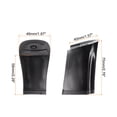 thumbnail image 2 of Uxcell 1pair Heel Repair Replacement 1.81"x2.76" High Chunky Heel DIY for Women Shoe, Black, 2 of 5