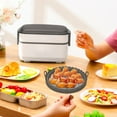 thumbnail image 1 of SuoKom Silicone de Qualité Alimentaire pour Friteuse à Air Chaud, Casserole en Silicone pour Friteuse à Air, Nettoyage Facile, Doublures de Friteuse à Air Réutilisables, Plateau de Cuisson Rond en Silicone pour Friteuse à Air, Accessoires de Four pour Friteuses à Air Antiadhésifs et Sûrs pour les Aliments, 1 of 4