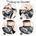 thumbnail image 2 of Professional Hair Cutting Cape with Neck Duster Brush, Salon Barber Cape, Hairdressing Hair Cutting Accessories for Men, Women and Kids, 2 of 5