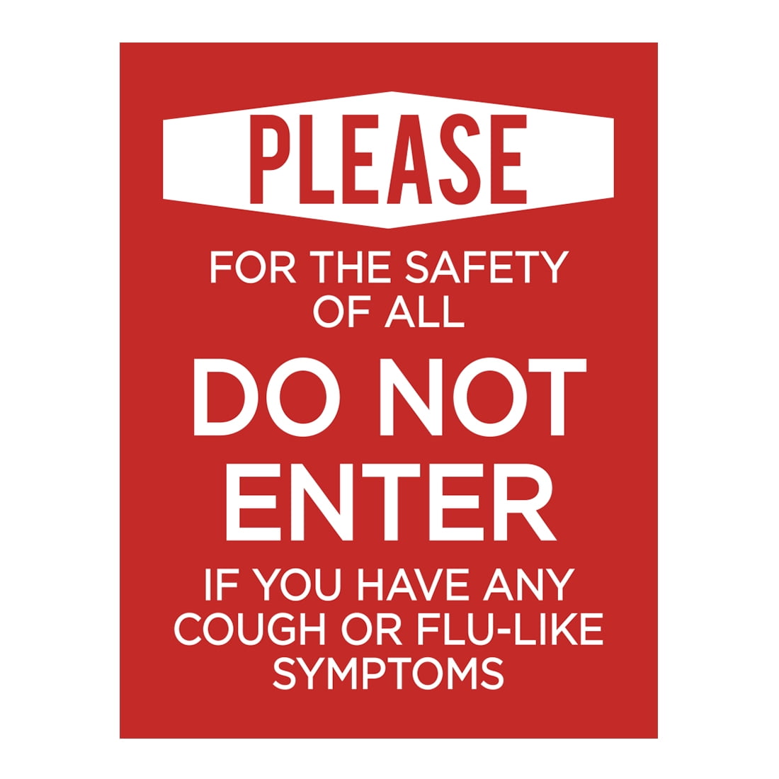 Andaz Press Do Not Enter If Sick Please For The Safety Of All, Do Not