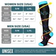 thumbnail image 4 of 3/6 Paires de Bas de Compression pour Femmes et Hommes 15-20 mmHg - Meilleur Soutien pour Infirmières, Course, Randonnée, Récupération et Bas de Vol, 4 of 7
