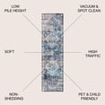 thumbnail image 3 of JONATHAN Y MODERN PERSIAN 2 x 8 Runner Rug, Vintage Medallion - Navy/Light Gray, MDP100B-28, 3 of 8