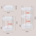 thumbnail image 2 of Multi-Layer Bathroom Storage Box, Stackable Organizer for Toiletries, Cosmetics, Bathroom Essentials, Space-Saving Shelf Container for Countertop, Shower B, 2 of 4