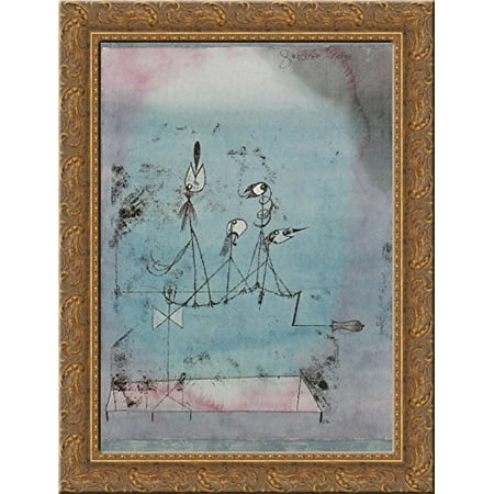 Twittering Machine >> Twittering Machine 24x18 Gold Ornate Wood Framed Canvas Art By Paul Twittering Machine >> Twittering Machine 24x18 Gold Ornate Wood Framed Canvas Art By Paul