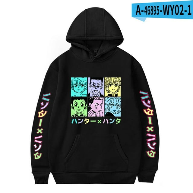 Full-time Hunter Hisoka Anime Surrounding Loose Plus Size Hooded Sweater Sweatshirt Fall Winter Student Style
