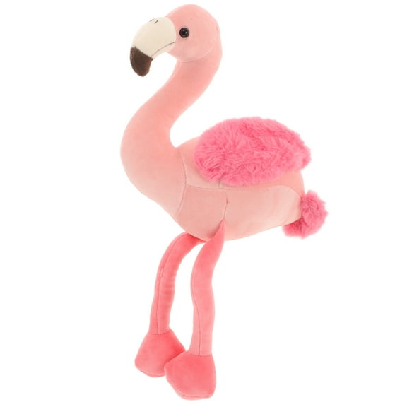 OULII Flamingo Plush Toy Soft Stuffed Animal in Assorted Colors, Decorative Set for Friends and Kids