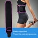 thumbnail image 5 of Cinturón de entrenamiento de cintura para mujer, cinturón elástico para sudar, cintura protectora, Fitness, moldeador de cuerpo (M) rosa rojo, 5 of 12
