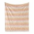 thumbnail image 1 of Abstract Soft Flannel Fleece Throw Blanket, Pastel Toned Triangles in Various Shades of Pink Hipster Geometric, Cozy Plush for Indoor and Outdoor Use, 50" x 70", Pale Peach Rose, by Ambesonne, 1 of 5