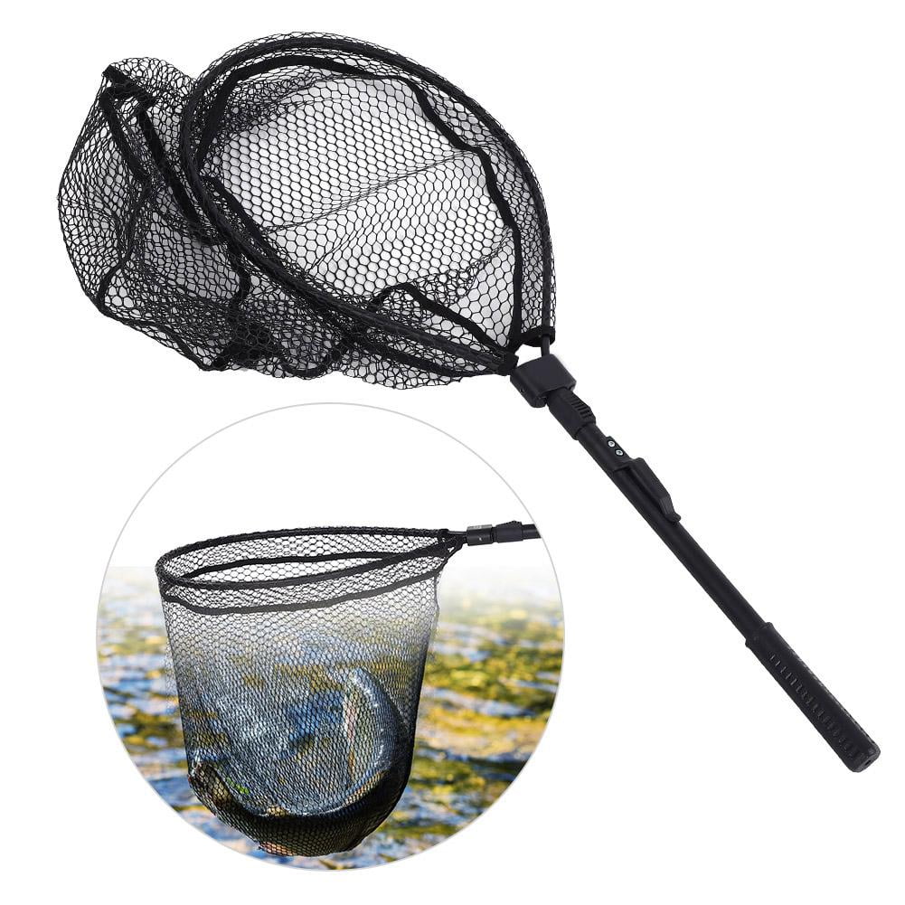FAGINEY Portable Aluminum Alloy Fast Folding Fly Fishing Hand Dip Net
