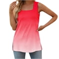 thumbnail image 3 of HomeGardon Summer Tank Tops for Women Tank Tops for Women Plus Size,Women's Fashion Printed Vest Loose Sleeveless T-shirt Pullover Tank Tops,S-XXXXL, 3 of 5