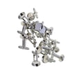 thumbnail image 2 of kurtrusly 20Pcs Vierge 12mm Ronde Lunette Colle Base Tasse Manchette Boutons de Manchette Bricolage Blanc K 1Set, 2 of 6