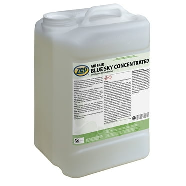 Zep Air Fair Blue Sky Concentrated Multi-Purpose Odor Counteractant - 2.75 Gal (Each) - 153052 - Pleasant, Powerful, and Enduring Odor Neutralizer that Chemically Counteracts the Source of Malodors