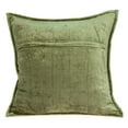 thumbnail image 6 of Parkland Collection Pilas 20x20" Solid Cotton & Fabric Throw Pillow in Green, 6 of 6