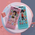 thumbnail image 1 of Kids Smart Touch Screen Mobile Phone Toy Multi-function Simulation Children Puzzle Early Education Mobile Phone Baby Vocal ToysUpdated Pink He Qiyong unisex, 1 of 1