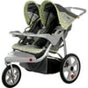 InStep Safari Swivel Wheel Jogger - Double-Color:Gray w/ Green