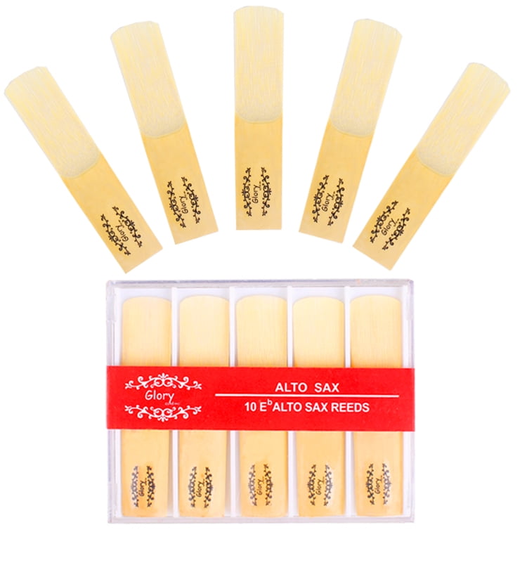 Glory Alto Saxophone Reeds, Strength 2, Box of 10