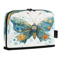 thumbnail image 2 of Standing Pencil Case with Base Large Capacity Stationery Pouch Pen Bag with Zipper for Women Men Intricately Butterfly, 2 of 7