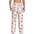 thumbnail image 3 of Goofa Dachshund Dog Puppy Printed Soft Pajama Pants for Men, Wide Leg Comfy Casual Lounge Yoga Pants-XX-Large, 3 of 9