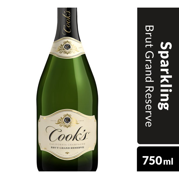 Cook's California Champagne Grande Reserve White Sparkling Wine, 750 mL