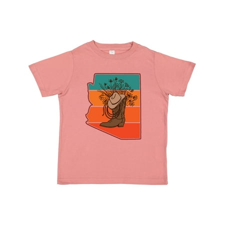 

Inktastic Arizona Cute Cowgirl Boot Gift Toddler Toddler Girl T-Shirt
