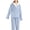 Blue, variant on ZQUUVOU Plush Pajamas Set for Women Winter Warm V Neck Sleepwear Fleece Long Sleeve Pants Pajamas Set Winter Warm Loungewear Pink
