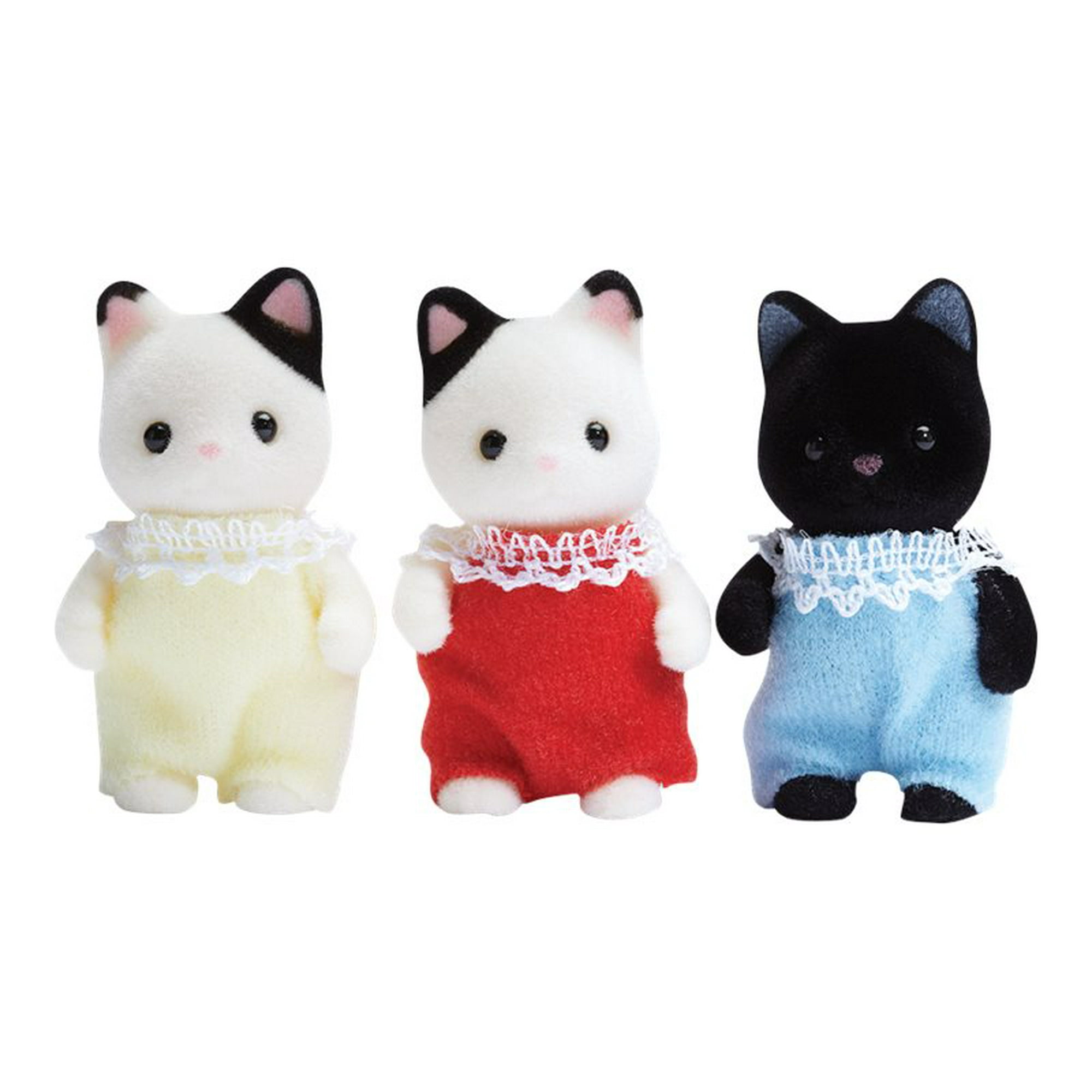Calico Critters Tuxedo Cat Triplets Walmart