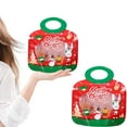 thumbnail image 2 of XKHZJL 10 Pcs Christmas Treat Bags for Kids Ziplock Reusable Goodie Bag Xmas Sealable Bags With Handle For Candy, Cookie, Snack, Party Supplies, 2 of 5