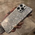 thumbnail image 4 of Compatible with iPhone Case,Cute Luxury Glitter Bling Sparkly Chrome Electroplated Bumper[ Drop & Camera Lens Protection] Shockproof Cover Phone Case (Silver,iPhone 11), 4 of 5