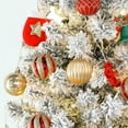 thumbnail image 4 of Adornos para árbol de Navidad XCF 30 piezas 60 mm bolas irrompibles colgantes rojo y dorado, 4 of 4