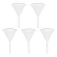 thumbnail image 1 of CIMAXIC 5 Pcs 60ml Multipurpose Plastic Funnels Laboratory Clear White Plastic Filter Funnel,2.36"X2.56"X4.13", 1 of 4