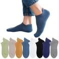 thumbnail image 3 of VISALY Socks Mens Breathable Socks | Mens Summer Socks Thin No Show Socks Womens Men's Adult Youth Summer Solid Solid Color Bandanas No Show Mens Socks Liner Socks Womens | 1 Pack, 3 of 3