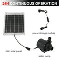 thumbnail image 4 of Solar Water Pump Kit 20W, Submersible Solar Water Pump Strong Solar Energy Conversion Automatically Sense Pressure  for Bird Bath, 4 of 7