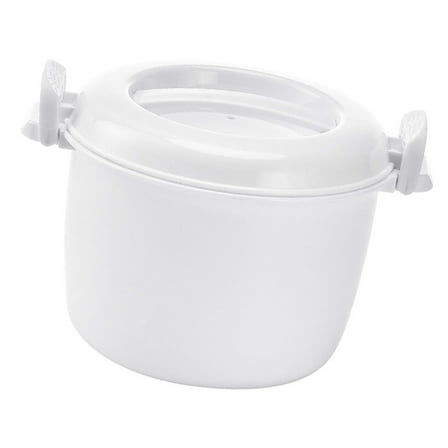 Pawsdot Practical Blue Rice Cooker for Microwave Oven Home Use Food Container for Rice and Veggies