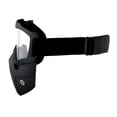 thumbnail image 3 of Motorcycle Goggles Mask, Detachable for Motocross Helmet Goggles use, Tactical Airsoft Goggles Mask: T815-25 Matt Black with Clear Lens, 3 of 3