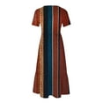 thumbnail image 4 of Nmnitkp Dresses for Women Unique Design Womens Dresses Comfort Fabric Women's Summer Short Sleeve Maxi Dresses Casual 2025 Loose Beach Sundresses Tshirt Dresses with Pockets, 4 of 5
