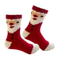 thumbnail image 4 of Christmas Fuzzy Socks Cosy Socks Thick Slipper Socks Fun Sleeping Socks Holiday Xmas Socks for Bed Floor Festive Party Indoor Santa Claus, 4 of 8