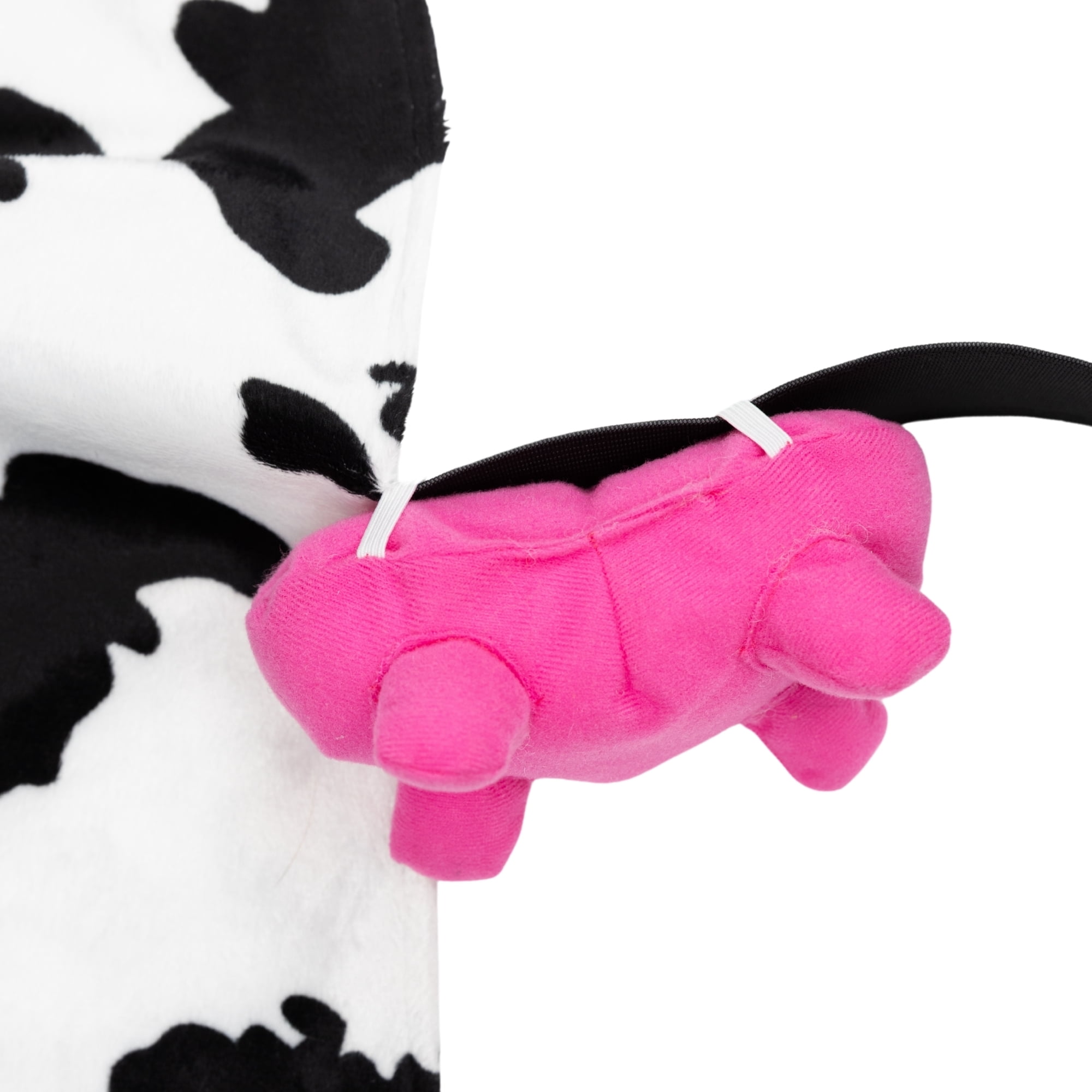 Vibrant Life Halloween Costume for Dogs & Cats, Cow, Black & White, Small