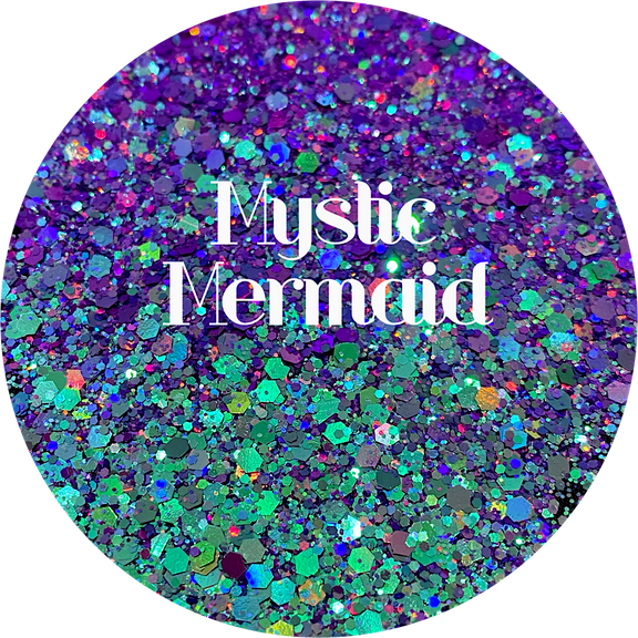 Glitter Heart Co. Glitter - High Quality Polyester Glitter- 1oz - Mystic Mermaid