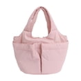 thumbnail image 2 of Women's Nylon Mommy Shoulder Bag Multi Pocket Handheld Armpit Bag Large Capacity Tote Bag Durable Design, Baby Storage Quick Access Bag for Strolling Baby Care Commute Shopping Moms, 2 of 5