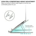 thumbnail image 6 of Laptop stand Adjustable aluminum folding portable laptop stand, 6 of 7